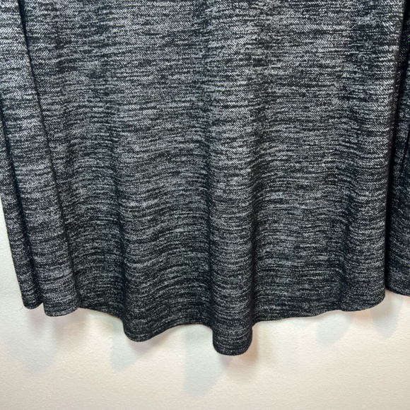 Gap Factory Women’s Long Sleeve Scoop Neck Shirt Black Heather Pullover  Size XL - Picture 9 of 9